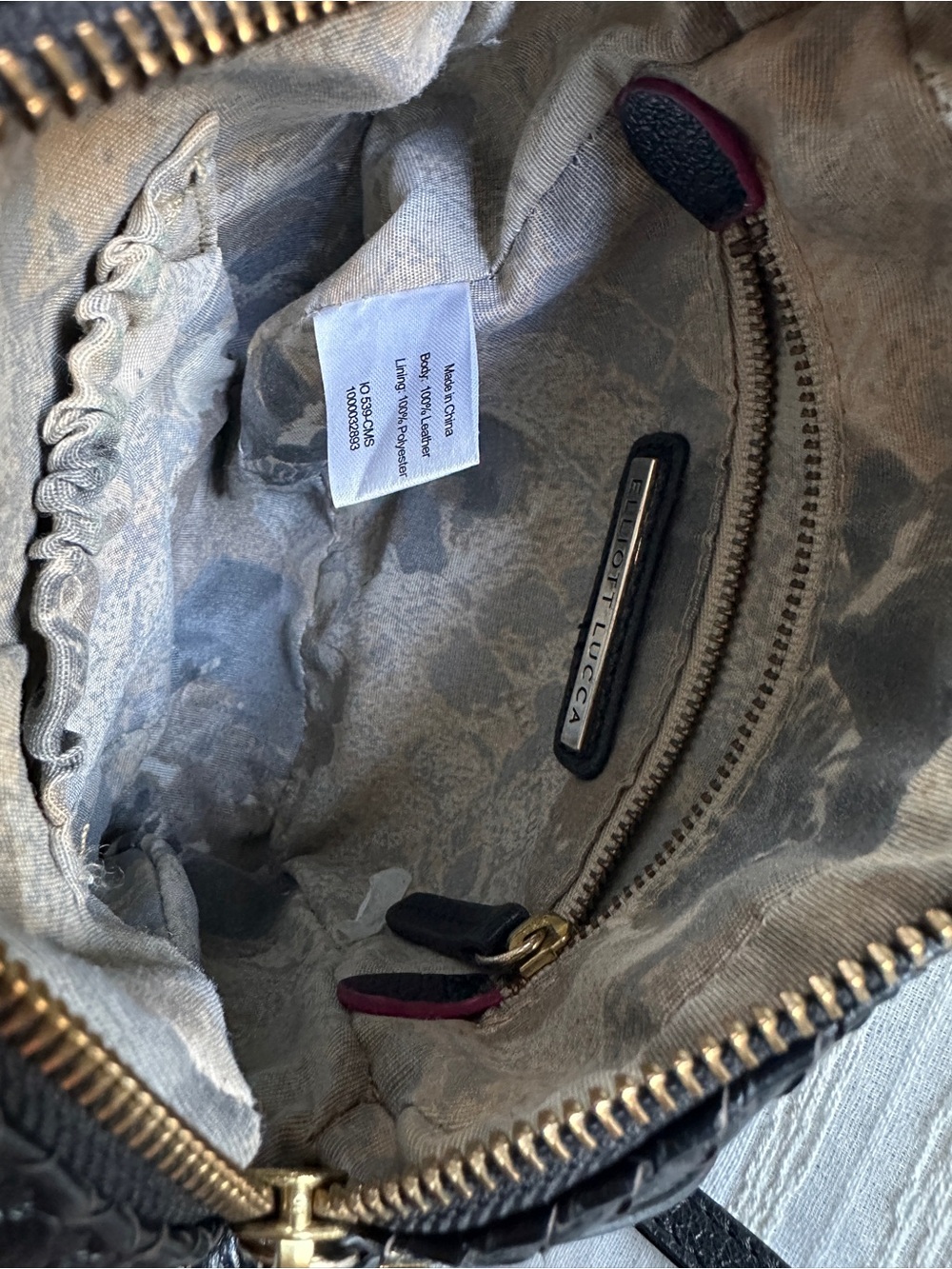 ELLIOTT LUCA Woven Leather Mini Crossbody Bag - Picture 13 of 13